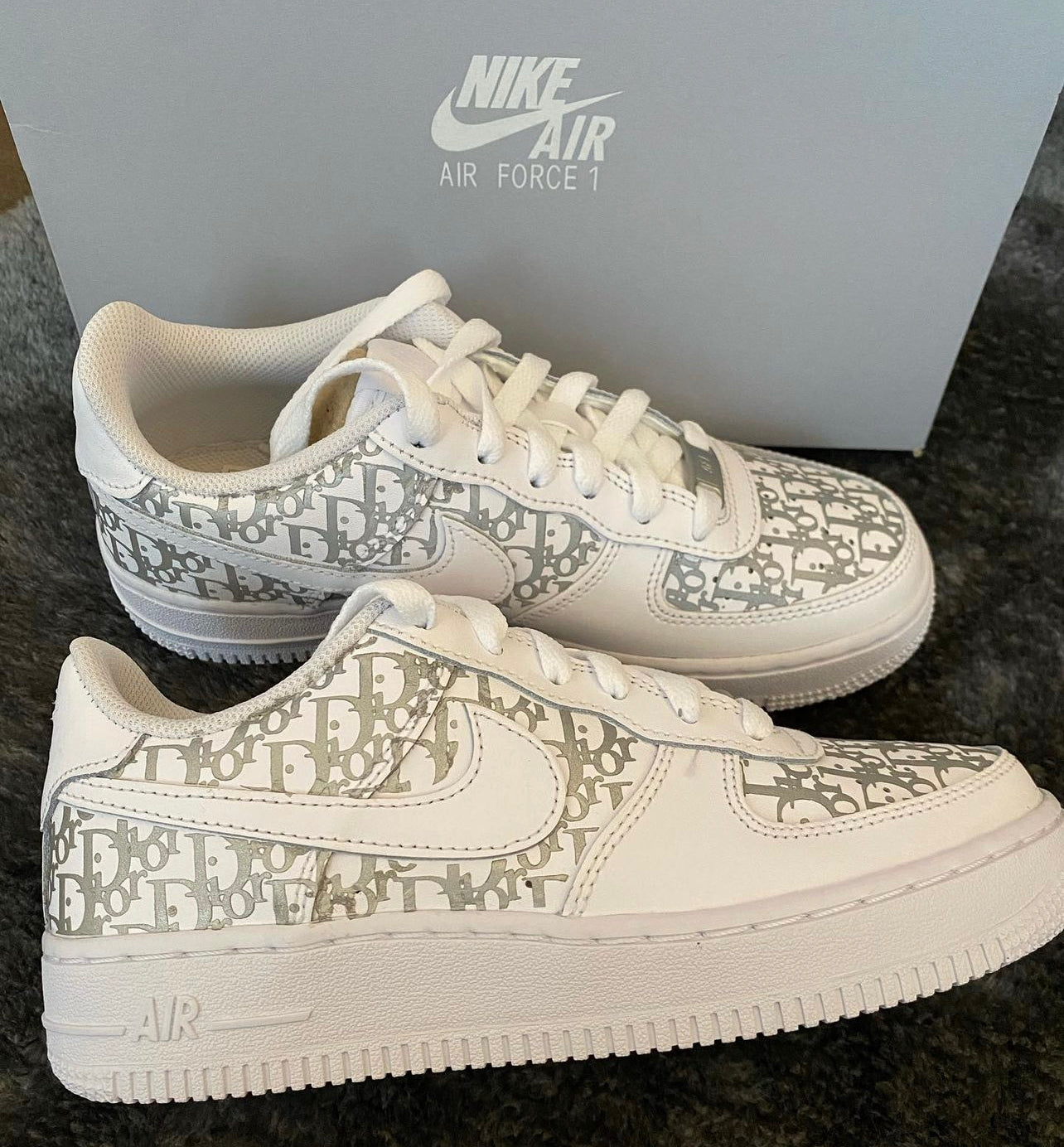 Weiß AF1 Erwachsene x CD Reflektierend