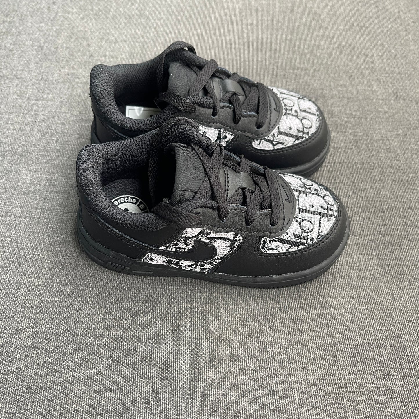 Black AF1 x CD Black KLITTENBAND SCHOENEN